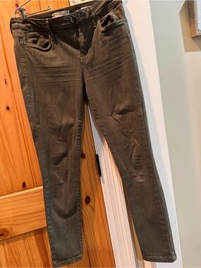 Calvin Klein Denim Olive Green Skinny Jeans